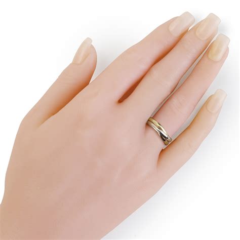 cartier trinity ring small|trinity ring small model.